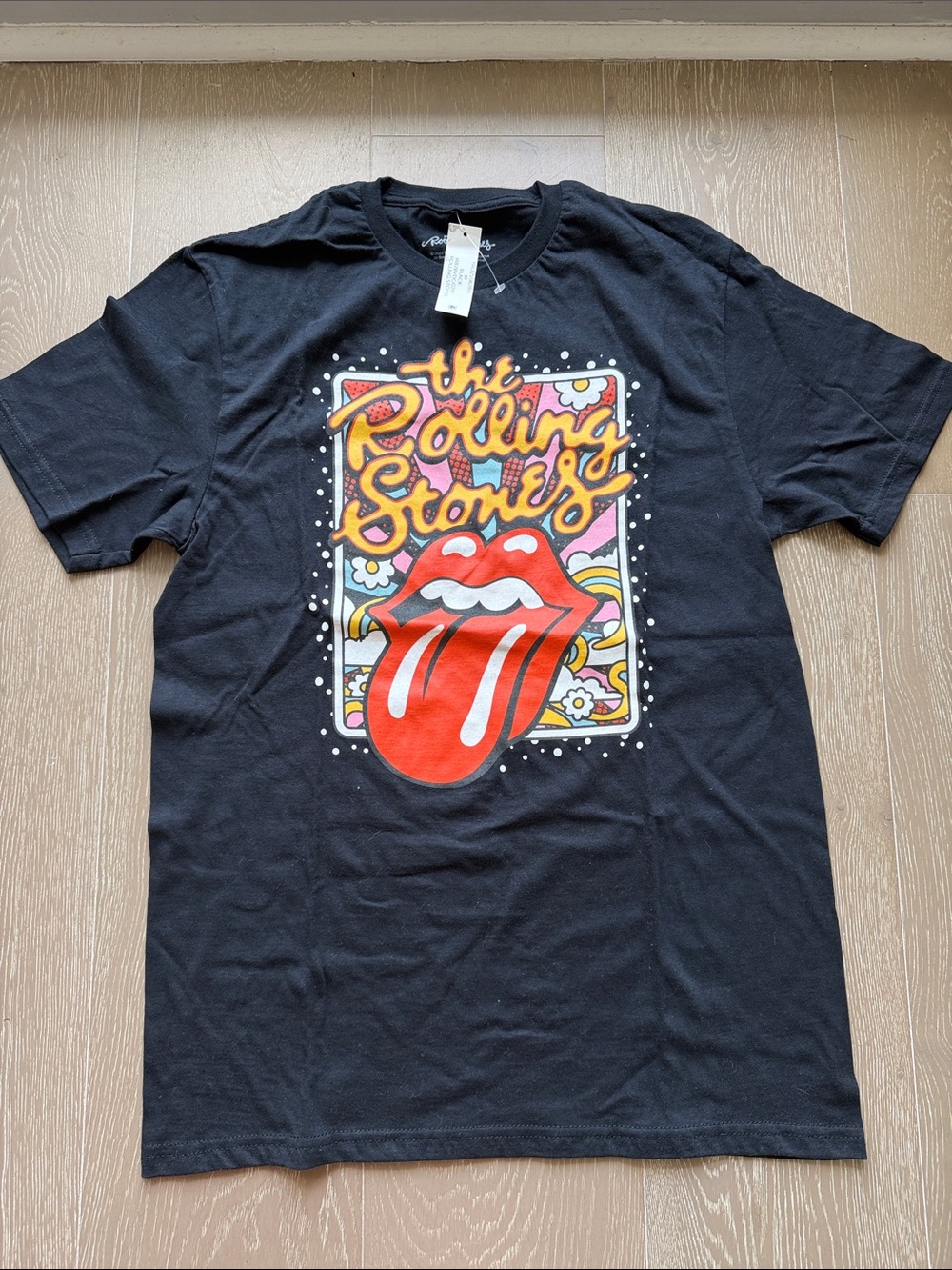 The Rolling Stones logo concert T shirt medium NWT